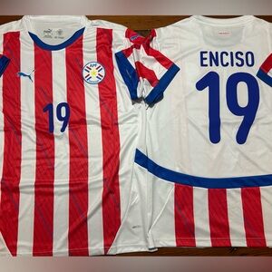 Puma PARAGUAY JULIO ENCISO Men’s JERSEY Sz M,L,XL,2X New w tags Brighton Star!